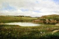 Whittredge, Thomas Worthington - Freshwater Pond in Summer-Rhode Island